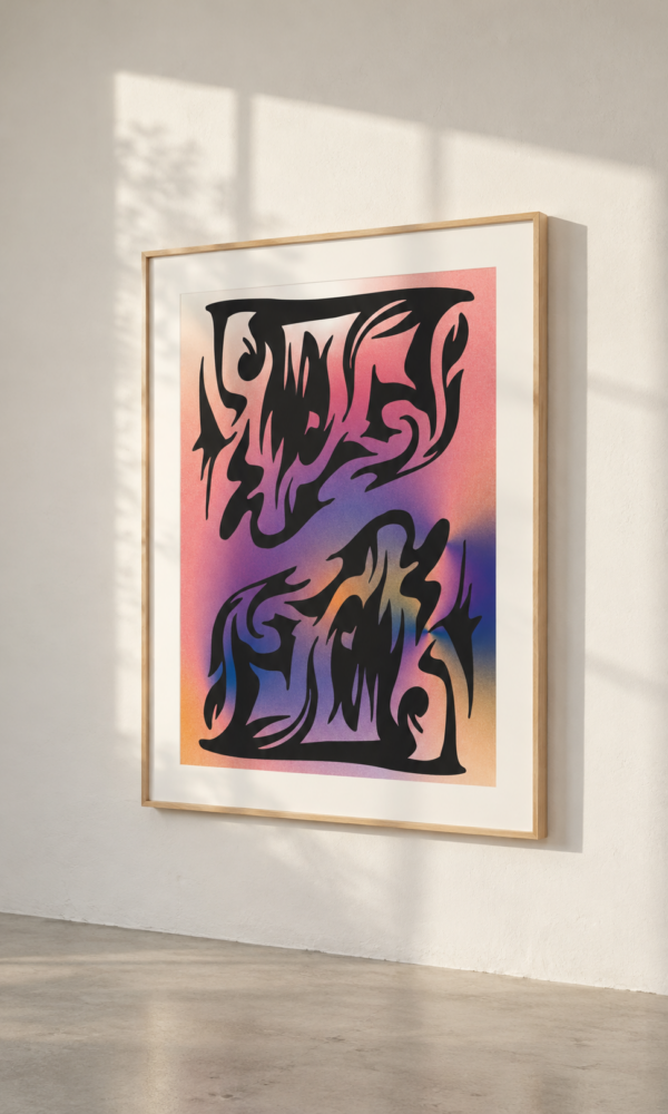 Artwork No. 07 — Framed Fine Art Print – Bild 4